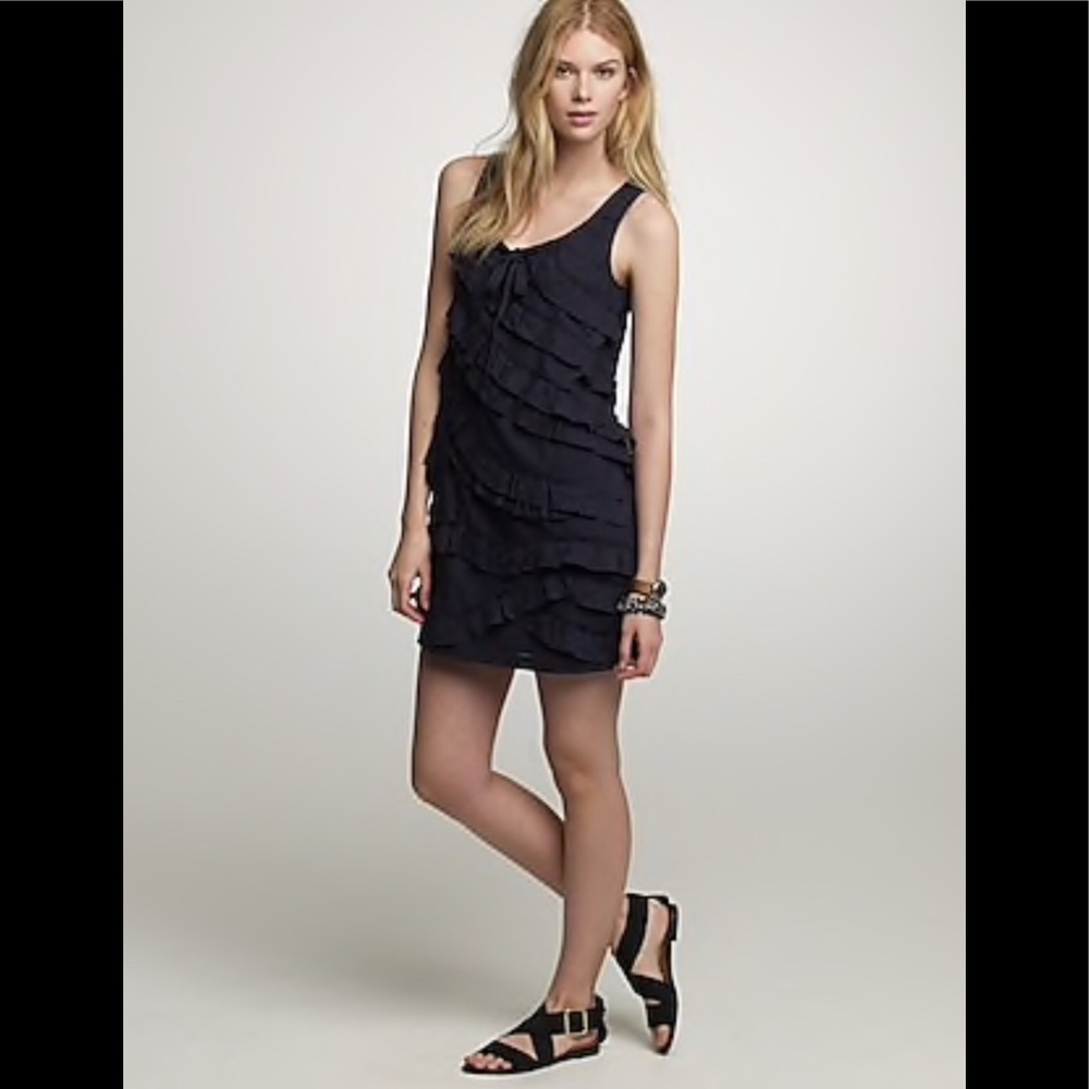 JCREW RUFFLED FERRY DRESS